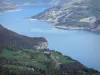 Stausee Serre-Ponçon - Stausee und seine Ufer