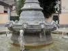 Tarbes - Fountain on the Montaut square