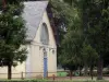 Tarbes - Tarbes national stud farm: building surrounded by trees