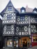 Thiers - Pirou house (Pirou castle) and its half-timbered facade