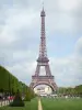 Torre Eiffel - Caminar en el Jardín de Marte con vistas a la Torre Eiffel