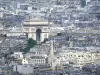 Torre Montparnasse - Ver el Arco de Triunfo y de los tejados de París desde la terraza panorámica