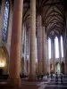 Toulouse - Inside of the church of the Jacobins convent (Jacobins conventual buildings)