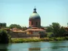 Toulouse - Grave della cupola e il fiume (la Garonna)