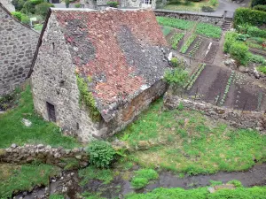 Tournemire et le château d'Anjony - Vieilles pierres et jardin potager