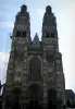 Tours - Facade of the Saint-Gatien cathedral