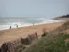 La Tranche-sur-Mer - Sandy strand en zee (Atlantische Oceaan)