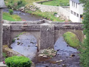 Treignac - Old bridge over the Vézère