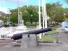 La Trinité - Kanonen und Denkmal zu Ehren der Toten