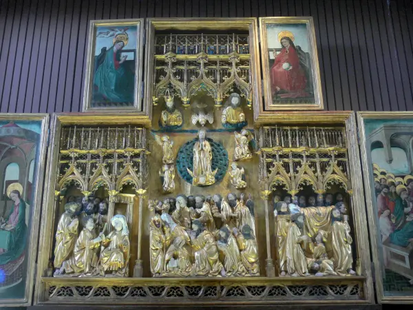 Triptiek van Ternant - Altaar van de Maagd (Vlaamse drieluik), in de kerk van St. Roch