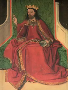 Triptiek van Ternant - Component schilderde het altaarstuk van de Passie, in de kerk van St. Roch