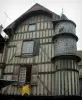 Troyes - Period house with turret (Orfèvre turret)