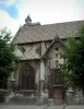 Troyes - Saint-Nizier church and its roof of multicolored glazed tiles