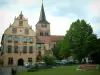 Turckheim - Town Hall (stadhuis) en de kerk