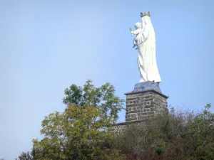 Usson - Statue de la Vierge