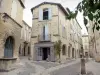 Uzès - Strade e case in pietra del centro storico