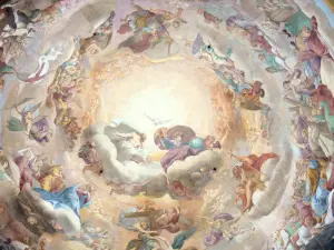 Val-de-Grâce - Fresco de la cúpula de la iglesia de Notre Dame du Val-de-Grâce