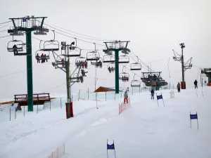 Valberg - Neige, piste de ski, télésiège et téléski (remontées mécaniques) de la station