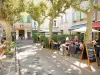 Valence - Restaurant terraces in the heart of the old town