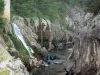 Valle del Hérault - Gorges de l'Hérault: roca, cascadas, río Hérault