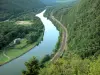 Valle della Meuse - Vista sul fiume Mosa, immerso nel verde
