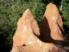 Valle de los Saints - Hoodoos ocre, en los Boudes ciudad