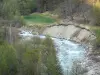 Vallée de l'Ubaye - Rivière Ubaye bordée d'arbres