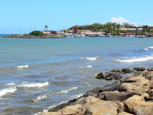 Le Vauclin - Vista del puerto de Vauclin y el Océano Atlántico