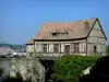 Vernon - Old half-timbered mill on River Seine