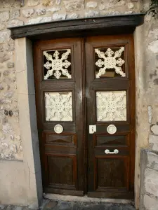 Vernon - Tür eines Hauses des alten Vernon