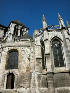 Vernon - Clocher et chevet de la collégiale Notre-Dame (église)