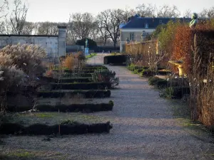 Versailles - Fontein en huizen van de koninklijke stad