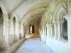 Vézelay - Former abbey: cloister gallery and chapter house converted into a chapel
