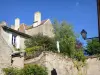 Vézelay - Facades of houses in the village