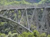 Viaur-Viadukt - Teil des Kunstbauwerks aus Stahl