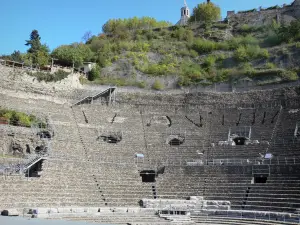 Vienne - Roman theater (ancient theater) and bleachers