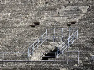 Vienne - Bleachers of the Roman Theatre (ancient theatre)