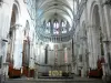 Vienne - Inside the Saint-Maurice cathedral: choir