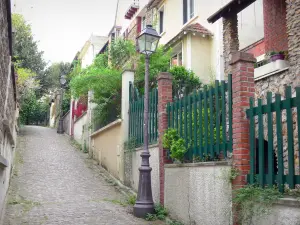 Viertel Mouzaïa - Spaziergang entlang der kleinen Häuser des Viertels Mouzaïa