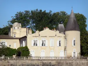 Vignoble de Bordeaux - Château Lafite Rothschild bodega en Pauillac, en el Médoc