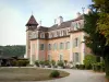 Vignoble de la Côte de Beaune - Château de Monthelie aux toits de tuiles vernissées