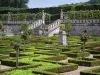 Villandry城堡和花园 - 从菜园和台阶的菜