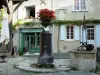 Villebois-Lavalette - Fontaine, pozos y casas de la aldea