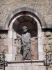 Villefranche-de-Conflent - Estatua de la puerta de San Pedro