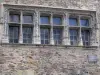 Villefranche-de-Rouergue - Fenster mit Fensterkreuzen des Hauses Armand
