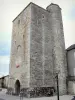 Villeneuve d'Aveyron - Great door, former prison