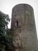 Vouvant - Melusina torre (torre del homenaje, los restos del castillo)