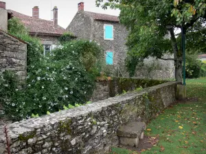 Vouvant - Maisons en pierre du village