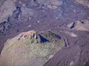 Vulkan Piton de la Fournaise - Abhang des Vulkans