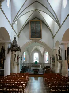 Wehrkirchen in der Thiérache - Liart: in der Wehrkirche Notre-Dame